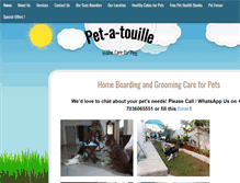 Tablet Screenshot of pet-a-touille.com